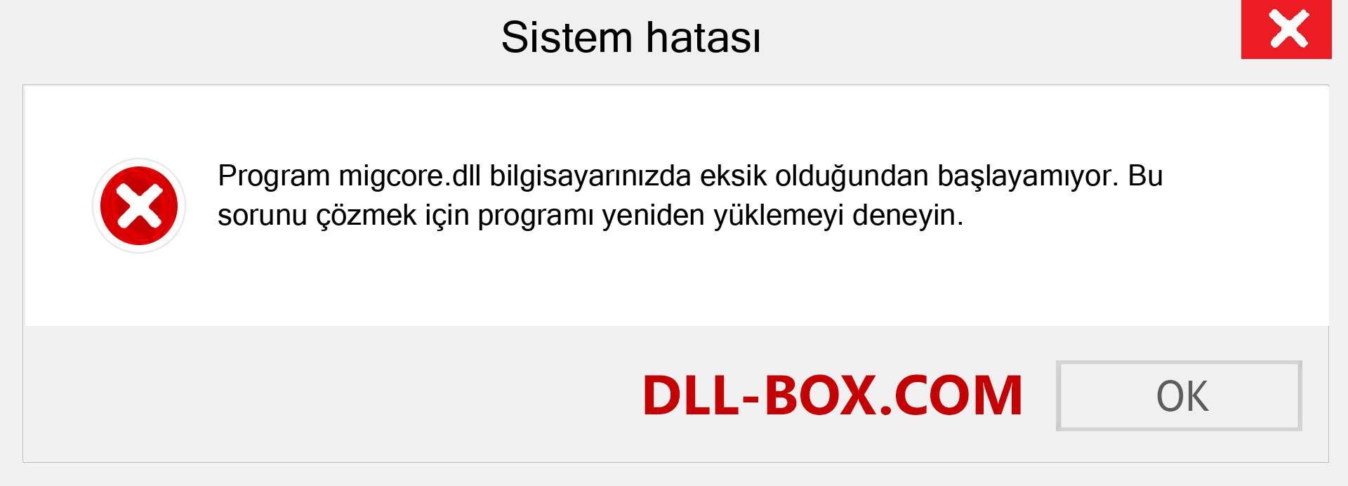 migcore.dll dosyası eksik mi? Windows 7, 8, 10 için İndirin - Windows'ta migcore dll Eksik Hatasını Düzeltin, fotoğraflar, resimler